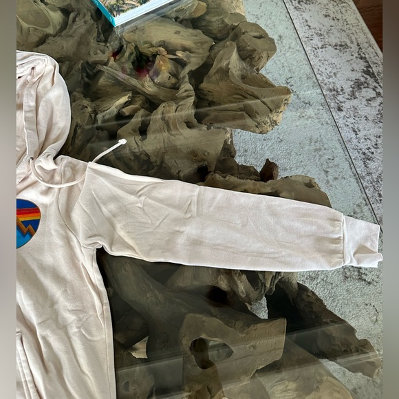 ‼️❤️‍🔥RARE❤️‍🔥‼️ 🎸AVIATOR NATION🎸ALL SEASONS HOODIE ✨Almond✨ Size Small✨ - Picture 12 of 16